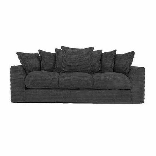 Desmond Jumbo Cord 4 Seater Sofa Grey and Other Colours