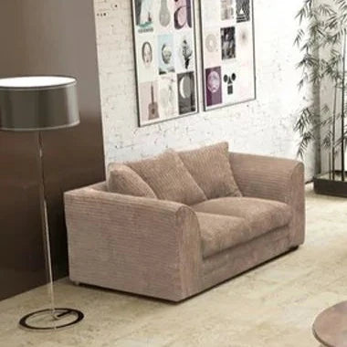Desmond Jumbo Cord 2 Seater Sofa Grey and Other Colours