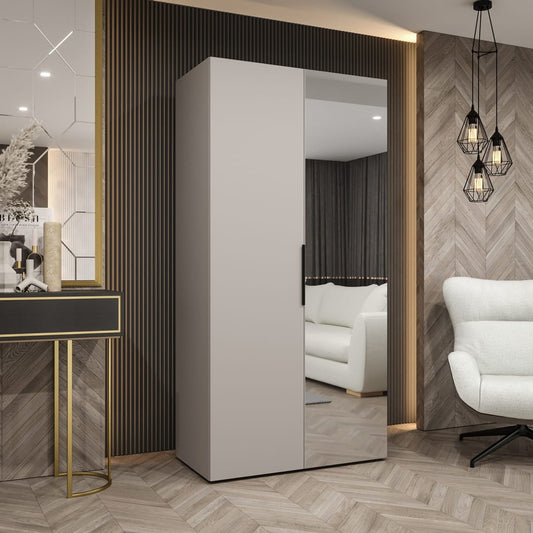 Marbella II Hinged Door Wardrobe 100cm