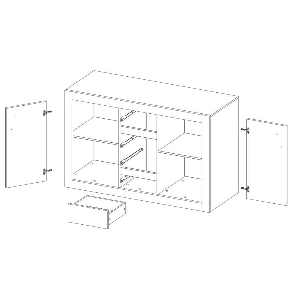 Helios Sideboard Cabinet 145cm