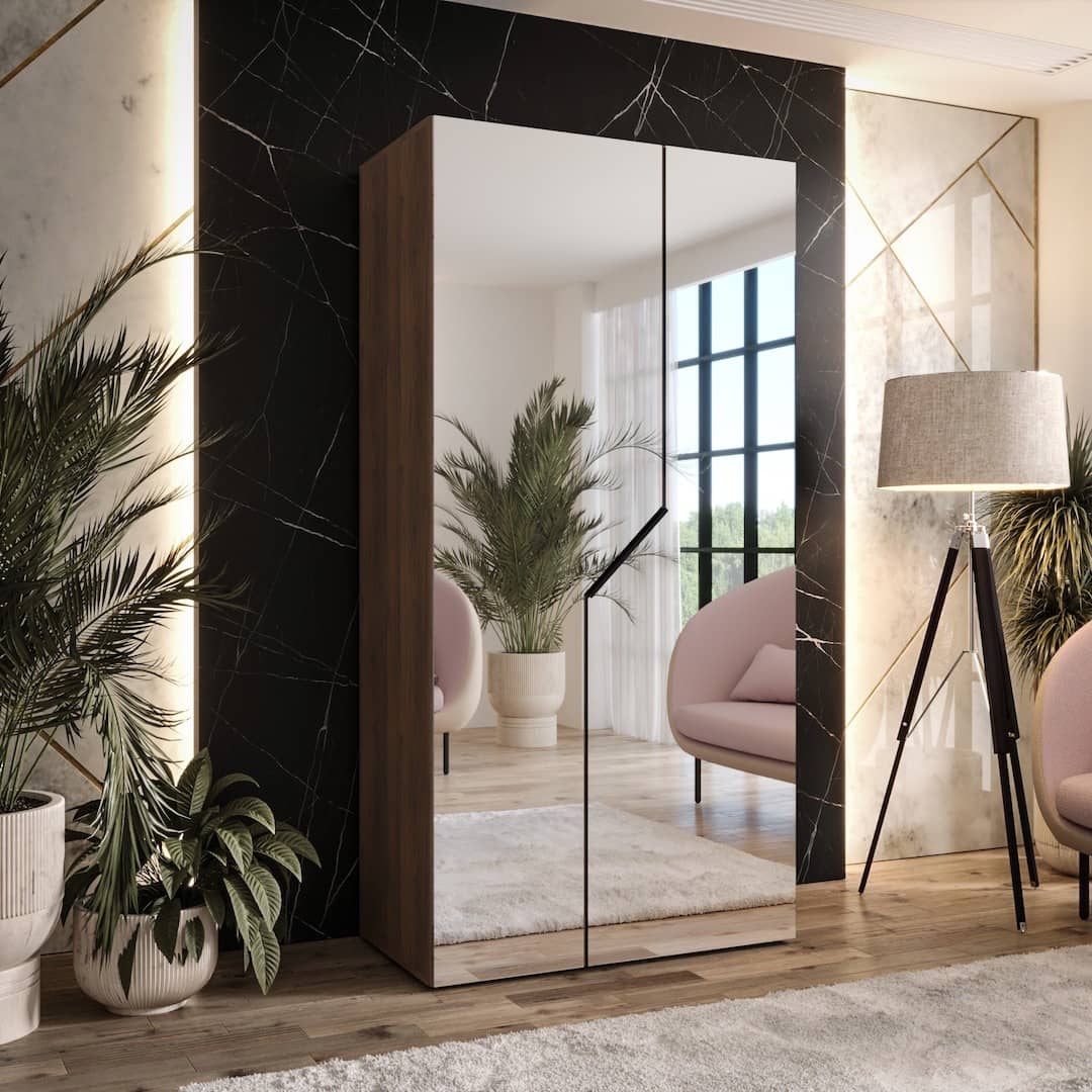 Blomvik III Hinged Door Wardrobe 100cm