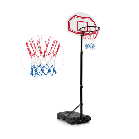Height Adjustable Basketball Hoop with 2 Nets and Fillable Base