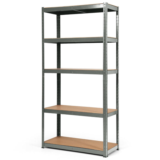 1.8m Warehouse Shelving for Books and Kitchenware-Gray
