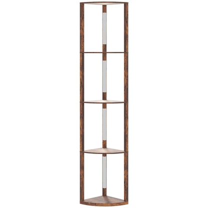 HOMCOM Three-Tier Corner Floor Lamp