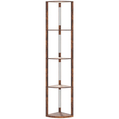 HOMCOM Three-Tier Corner Floor Lamp