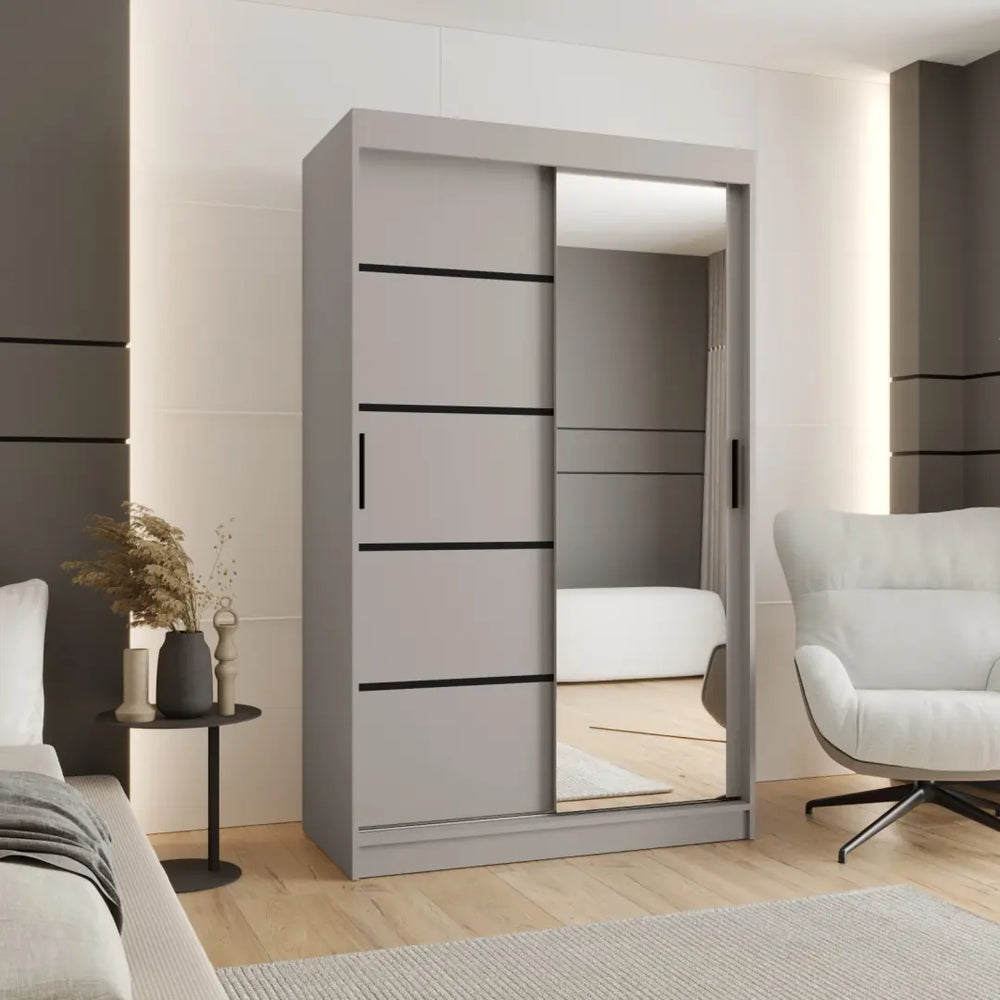 Rubino V2 Sliding Door Wardrobe 120cm