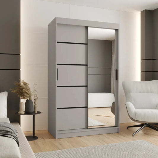 Rubino V2 Sliding Door Wardrobe 120cm
