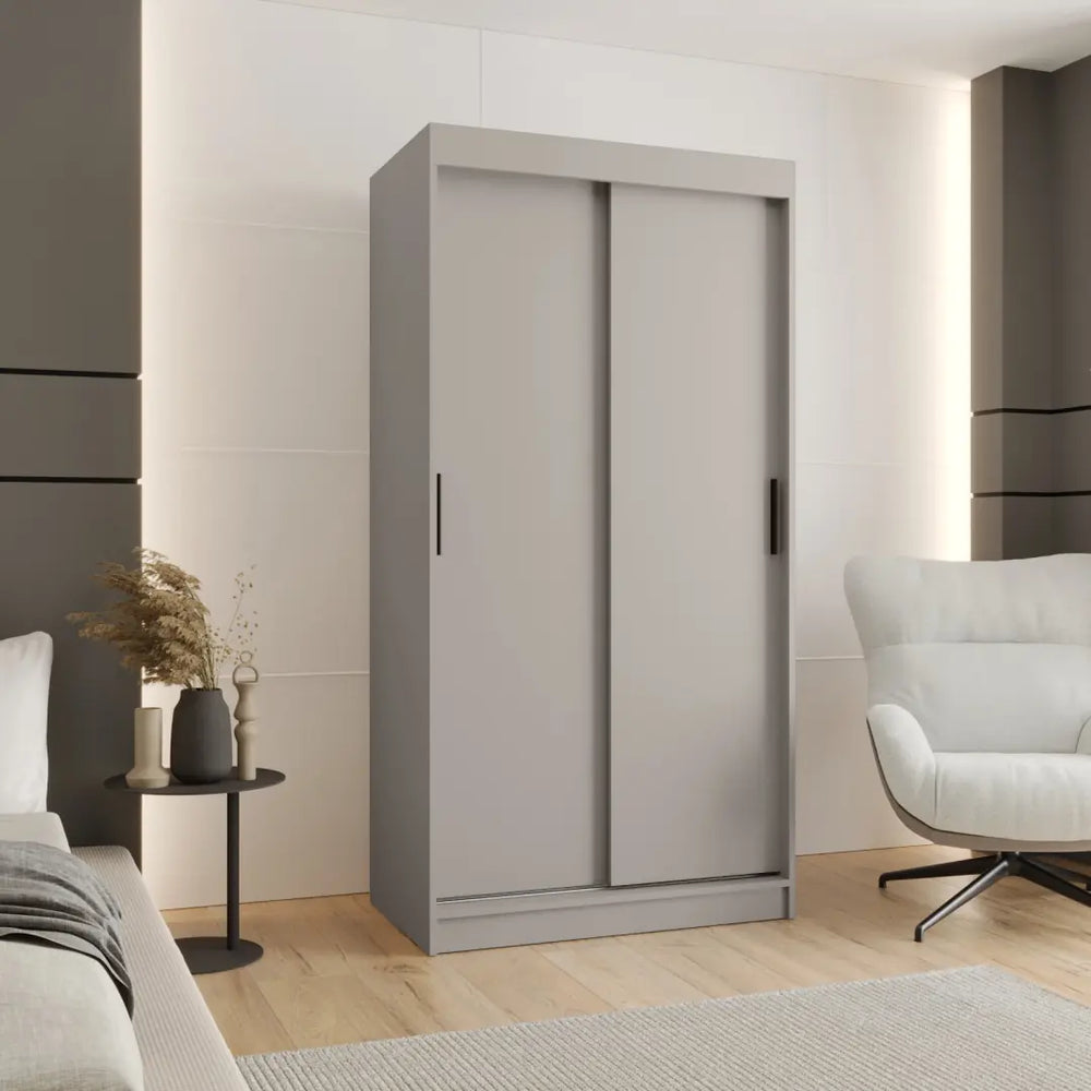 Rubino T Sliding Door Wardrobe 120cm