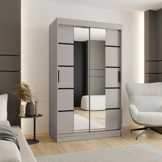 Rubino V4 Sliding Door Wardrobe 120cm