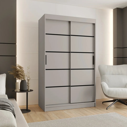 Rubino V1 Sliding Door Wardrobe 120cm