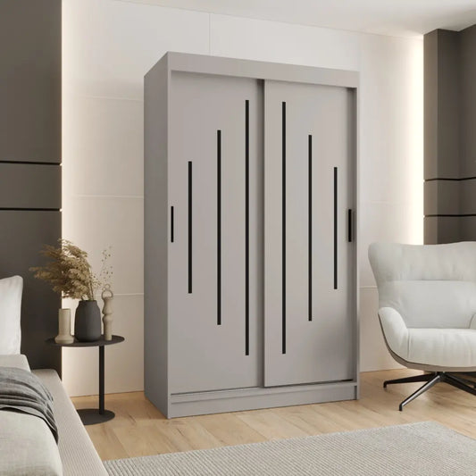 Rubino Y Sliding Door Wardrobe 120cm
