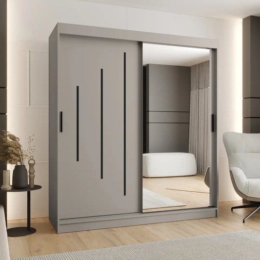 Rubino Y2 Sliding Door Wardrobe 180cm