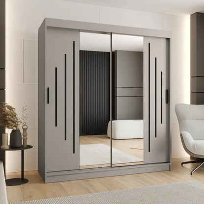 Rubino Y1 Sliding Door Wardrobe 180cm
