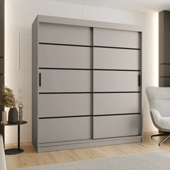 Rubino V1 Sliding Door Wardrobe 180cm
