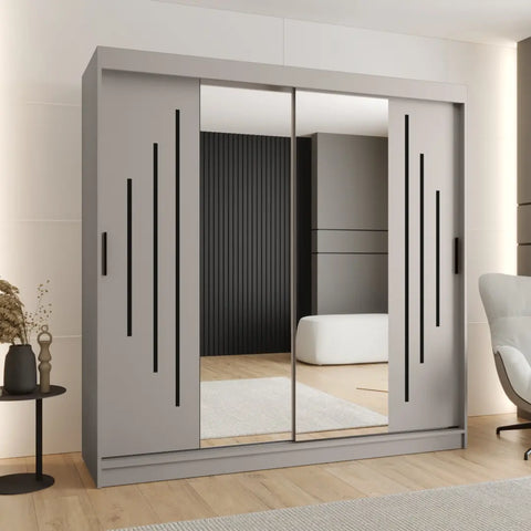 Rubino Y1 Sliding Door Wardrobe 200cm