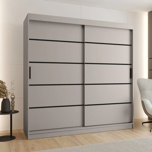Rubino V1 Sliding Door Wardrobe 200cm