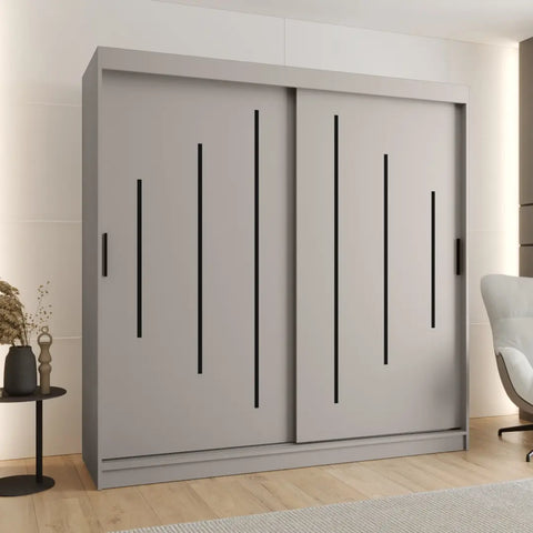 Rubino Y Sliding Door Wardrobe 200cm