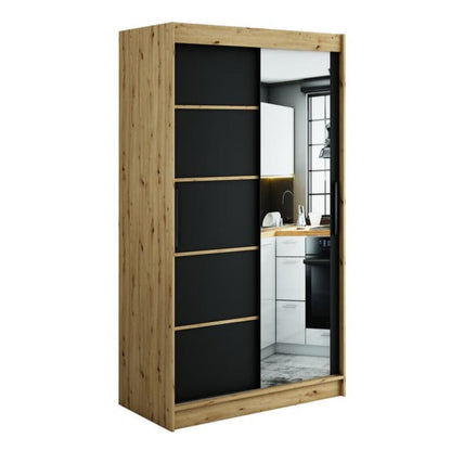 Leto V2 Sliding Door Wardrobe 120cm