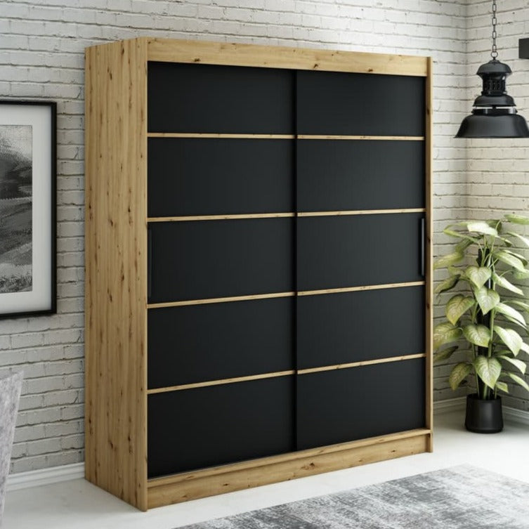 Leto V1 Sliding Door Wardrobe 180cm