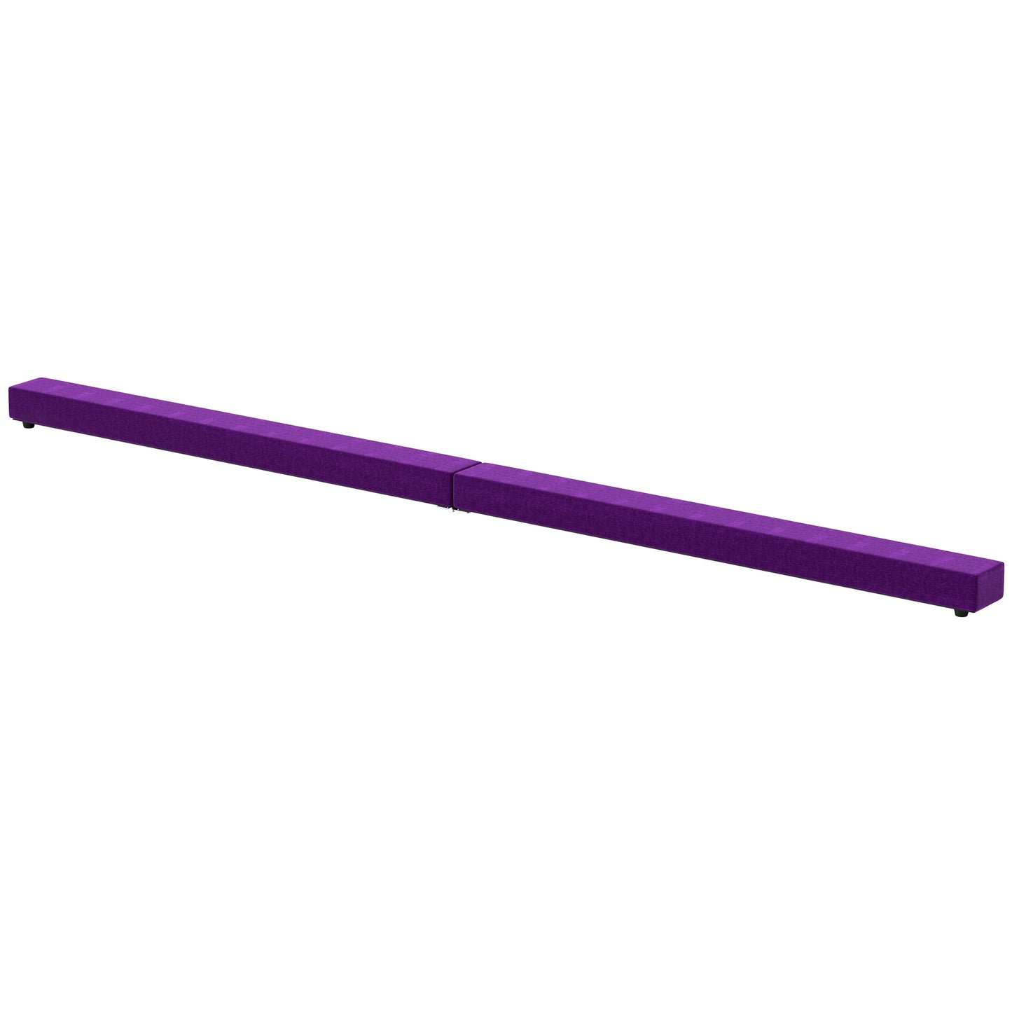 HOMCOM 2.1M 7FT Gymnastics Folding Balance Beam Home Gym Training Exercise Sports - Purple