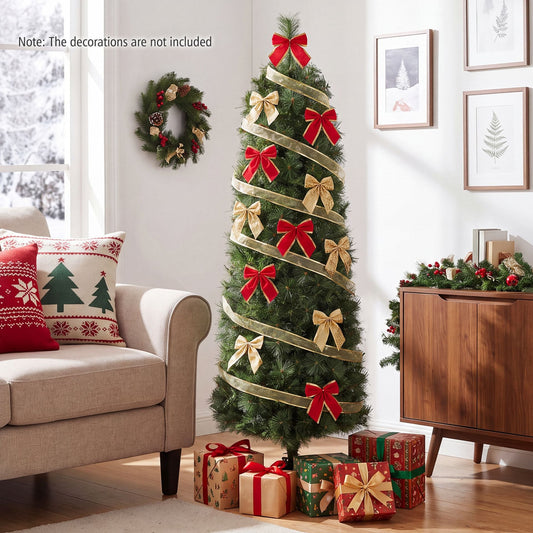 1.5M Pre-Lit Artificial Christmas Tree with 309 PVC Branch Tips