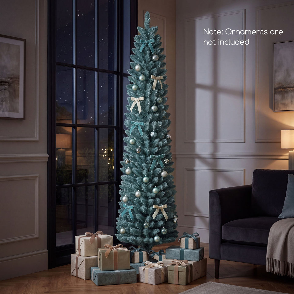 1.8M Artificial Pencil Christmas Tree with 320 Full Branch Tips