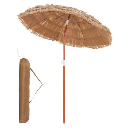 1.9 M Thatched Patio Umbrella with Carrying Bag