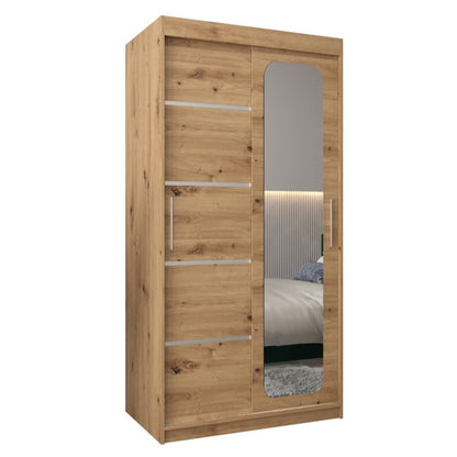 Uppsala V2 Sliding Door Wardrobe 100cm