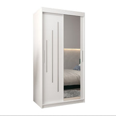 York II Sliding Door Wardrobe 100cm