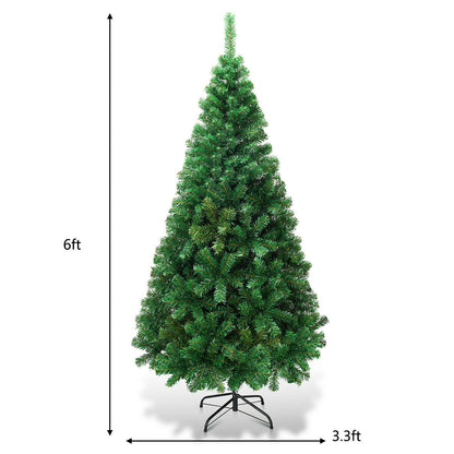 5.9ft (1.8m) Artificial Christmas Tree with Metal Stand
