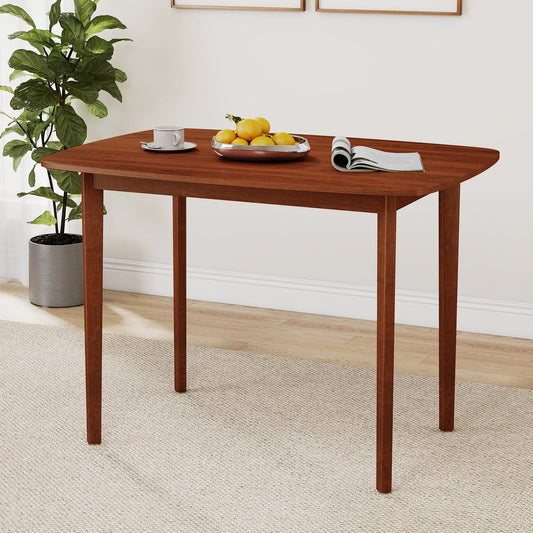 110cm Wooden Dining Table for 2-4 People-Walnut