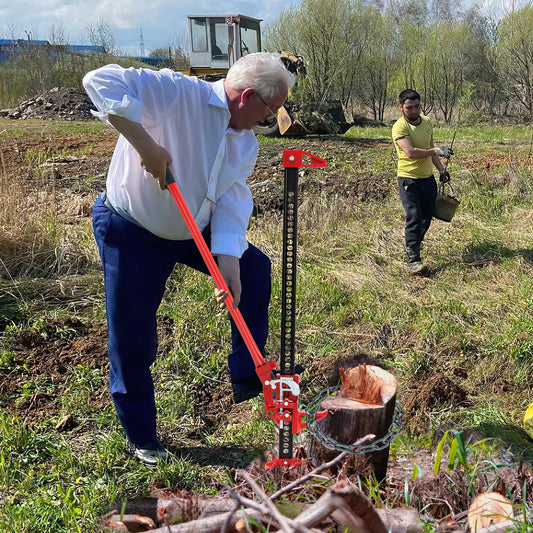 112 cm 3000 kg Capacity Farm Jack for Car Truck-Red