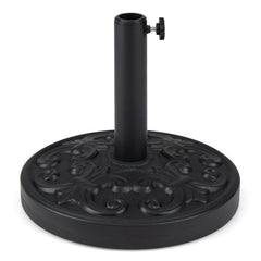 12 kg Heavy-duty Round Umbrella Stand with Adjustable Knob