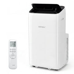 12000 BTU Portable Air Conditioner Cools Up to 46.5㎡ 5-in-1 Quiet AC Unit-White
