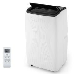 12000 BTU Portable Air Conditioner with Heat-White