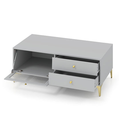 120 cm TV Stand with Compartment for 55-Inch TV-Grey