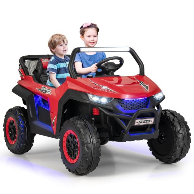 12V Kids Ride on UTV 2-Seater Electric Car with Remote Control-Red