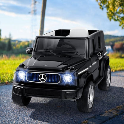 12V Licensed Mercedes-Benz EQG Kids Ride On Car-Black