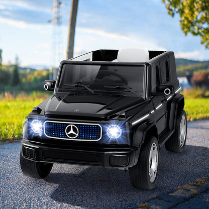 12V Licensed Mercedes-Benz EQG Kids Ride On Car-Black