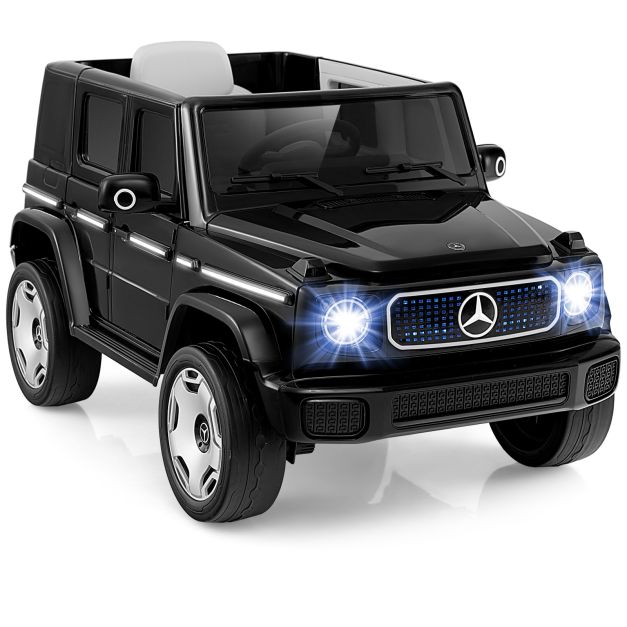 12V Licensed Mercedes-Benz EQG Kids Ride On Car-Black