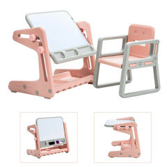 Children's Art Easel / Table and Chair Set with Ample Storage Space