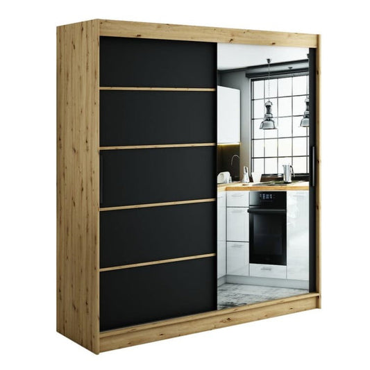 Leto V2 Sliding Door Wardrobe 200cm