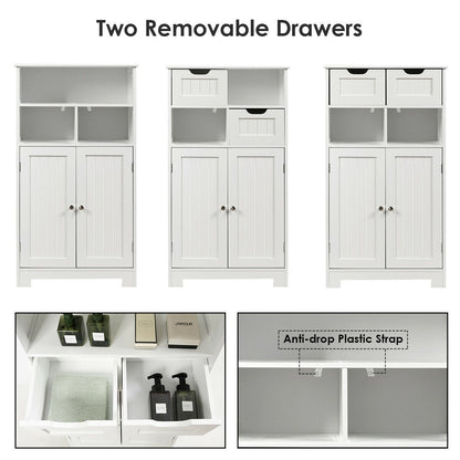 Floor Standing Utility Cabinet with Adjustable Drawers