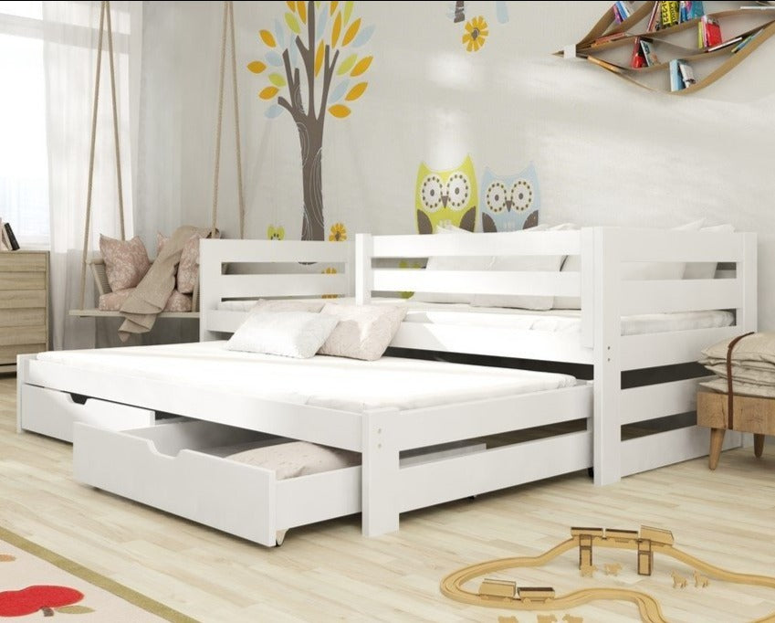 Kubus Double Bed with Trundle