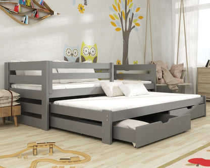 Kubus Double Bed with Trundle