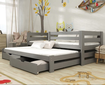 Kubus Double Bed with Trundle