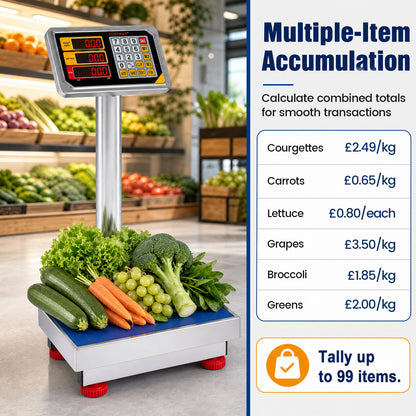150KG Heavy Duty Digital Folding Platform Scale