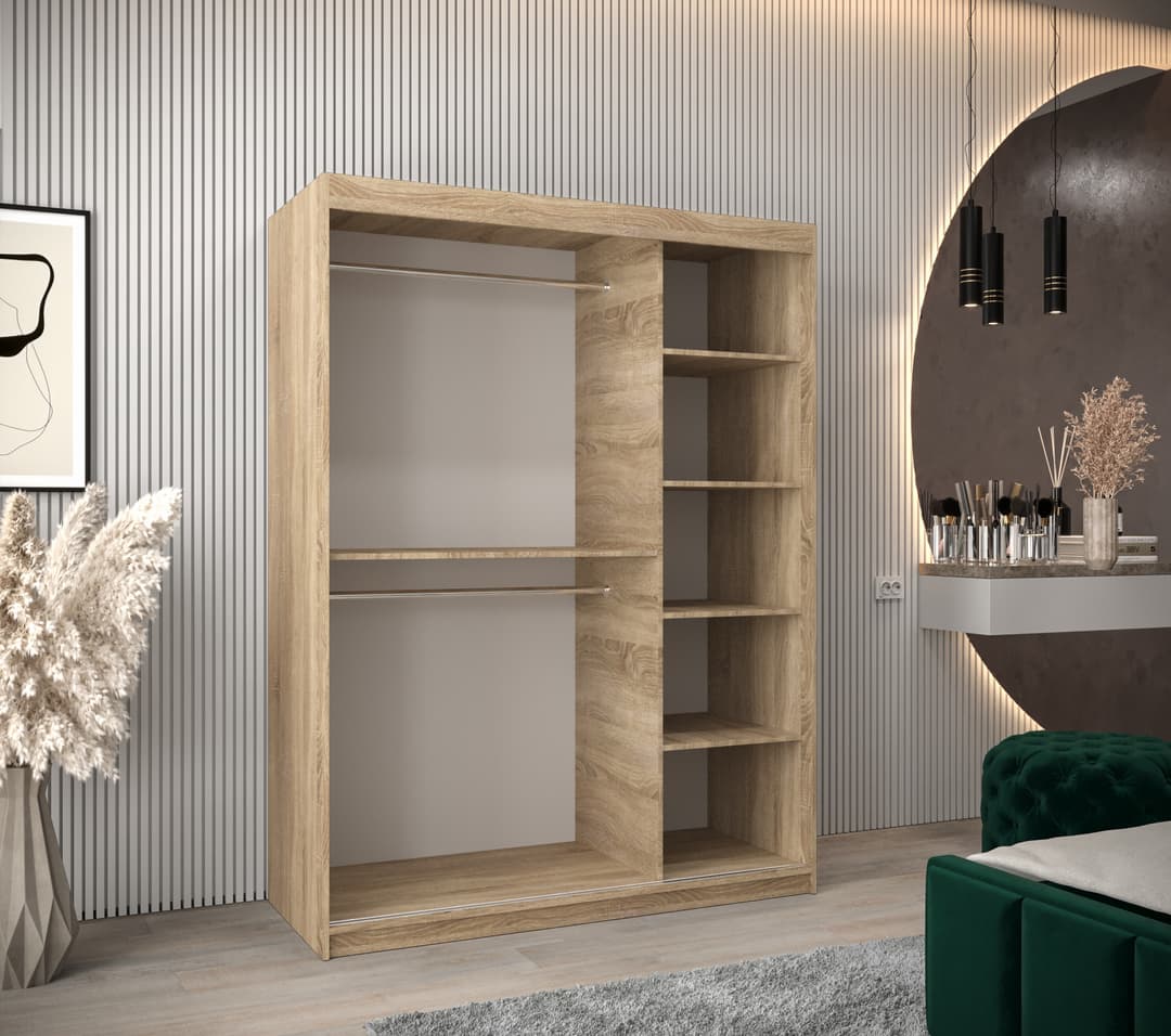 Uppsala V2 Sliding Door Wardrobe 150cm