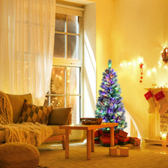 Illuminated Artificial Christmas tree with 140/200 LED lights-5FT
