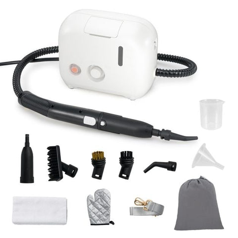 1600W Portable Steam Cleaner with 1L Water Tank-White